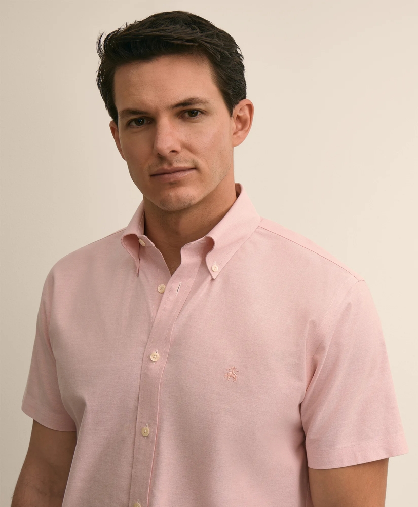 89413117_STRETCH_COTTON_NON_IRON_OXFORD_POLO_BUTTON_DOWN_SHORT_SLEEVE_SPORT_SHIRT_PEACH-1