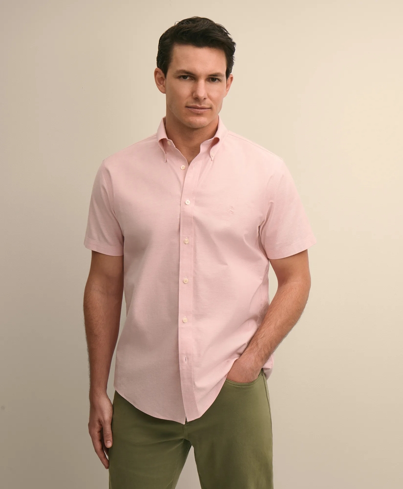 8959fe4a_STRETCH_COTTON_NON_IRON_OXFORD_POLO_BUTTON_DOWN_SHORT_SLEEVE_SPORT_SHIRT_PEACH-1
