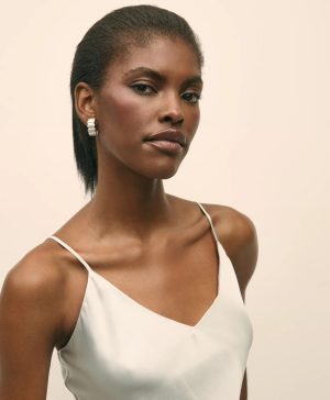 V-Neck Cami in Washable Silk Charmeuse