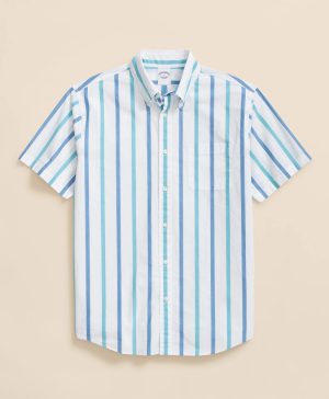 Friday Shirt, Short-Sleeve Poplin Striped