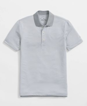 Performance Series Micro Stripe Jersey Polo Shirt