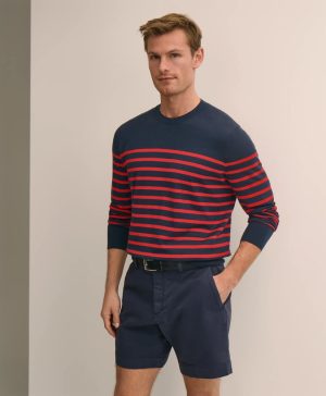 Supima ® Cotton Mariner Stripe Sweater