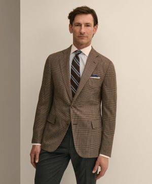 Classic Fit Wool Glen-Plaid Sport Coat