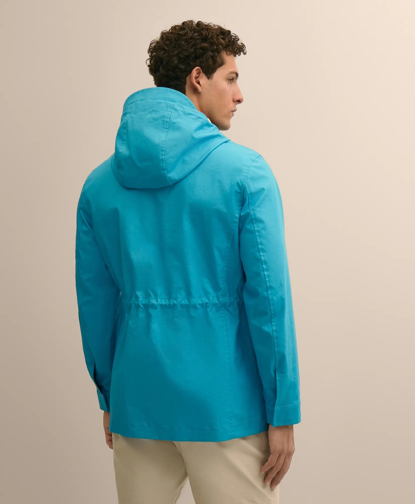 a6922371_BONDED_COTTON_WATER_REPELLENT_HOODED_RAINCOAT_BLUE-1