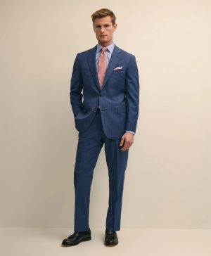 Classic Fit Wool Stripe 1818 Suit