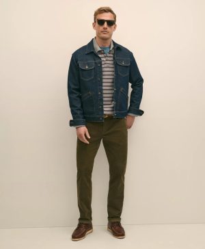 Cotton 5-Pocket Corduroy Pants