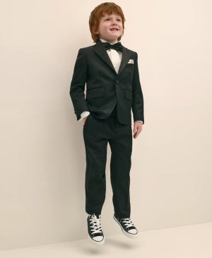 Boys Prep Stretch Wool Tuxedo Jacket