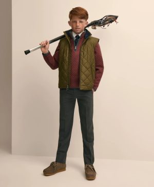 Boys Water-Repellent Quilted Vest