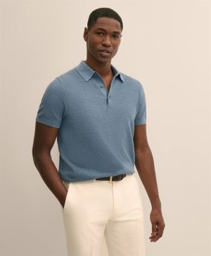 Supima ® Cotton Pique Polo Sweater