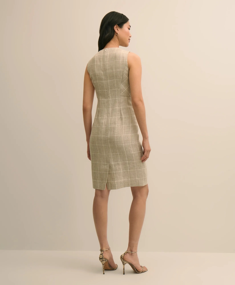 b00bbbd6_LINEN_WOOL_WINDOWPANE_SHEATH_DRESS_GREY_MULTI-1