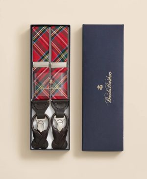 Royal Stewart Tartan Suspenders