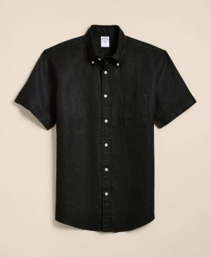 Irish Linen Short-Sleeve Sport Shirt