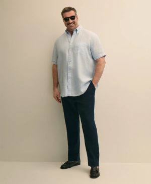 Big & Tall Cotton Seersucker Pants