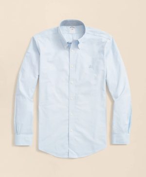 Stretch Non-Iron Oxford Button-Down Collar Sport Shirt