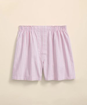 Cotton Oxford Striped Boxers