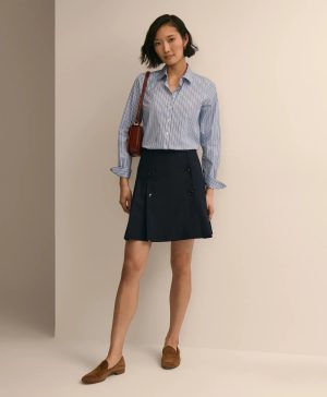 Thomas Mason ® X Brooks Brothers Luxury Cotton Striped Shirt