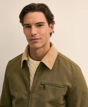 Cotton Canvas Water-Resistant Work Jacket