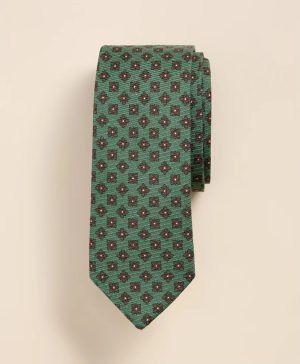 Wool-Blend Flower Tie