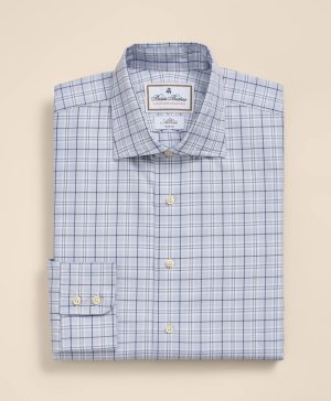 Luxury Cotton English Spread Collar, Dress Shirt