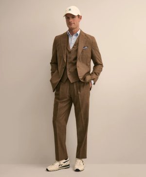 Classic Fit Wool Glen Plaid Suit Jacket