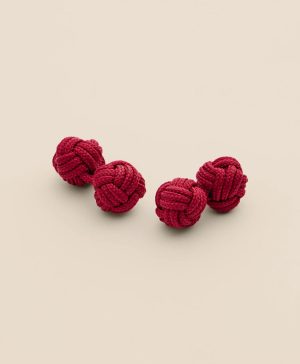 Silk Knot Cufflinks