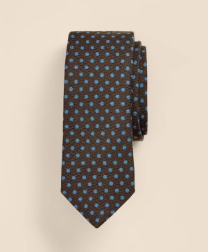 Wool-Blend Dot Tie