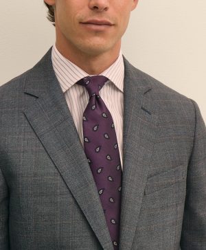Classic Fit Wool Overcheck 1818 Suit