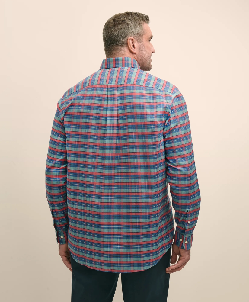 c03fa086_BIG__TALL_STRETCH_COTTON_NON_IRON_OXFORD_POLO_BUTTON_DOWN_COLLAR_TARTAN_SHIRT_GREEN-1