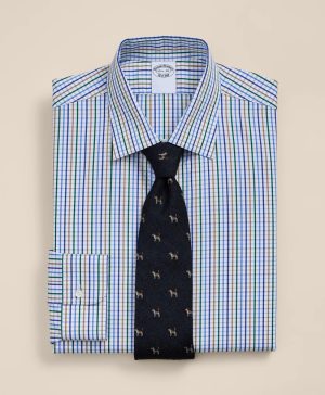 Pure Supima ® Cotton Ainsley Collar, Check Dress Shirt
