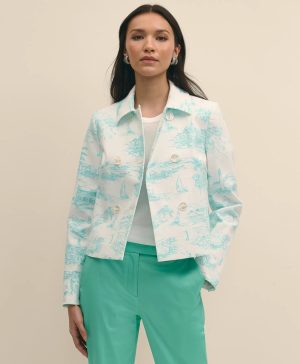 Cotton Dobby Bermuda Toile Jacket