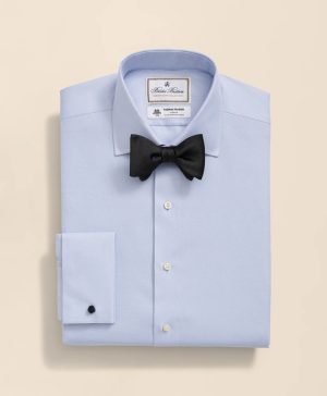 Brooks Brothers X Thomas Mason ® Cotton Twill Londoner Collar Dress Shirt