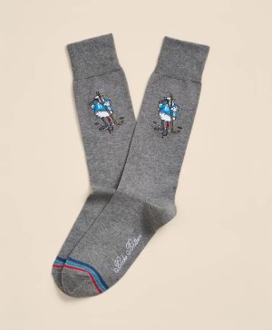 Cotton-Blend Hockey Henry Socks