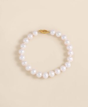 14k Gold Pearl Bracelet