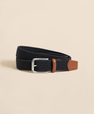 Rubber & Leather Belt With Stretch