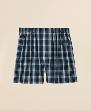 Cotton Poplin Tartan Boxers