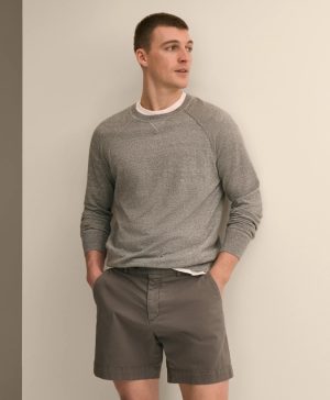 Linen-Cotton-Cashmere Sweatshirt Sweater