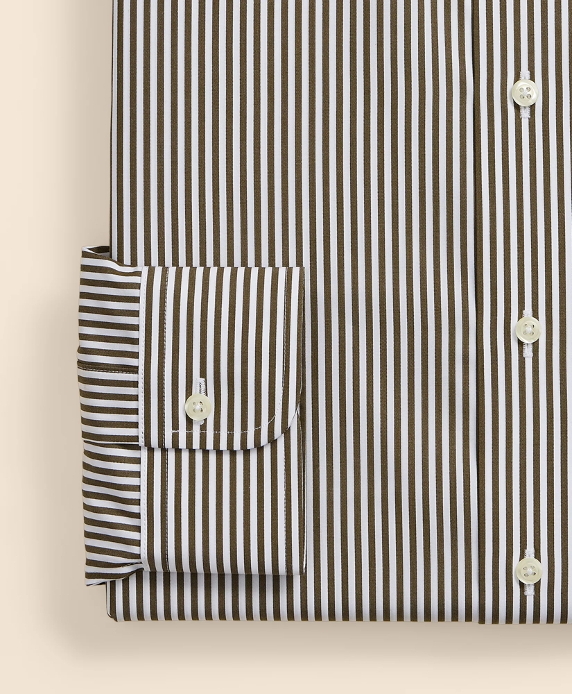 ddc569e2_PURE_SUPIMA_COTTON_REGULAR_FINISH_ENGLISH_SPREAD_COLLAR_STRIPE_DRESS_SHIRT_OLIVE_MULTI-1