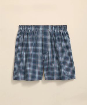 Cotton Broadcloth Multi-Windowpane Boxers