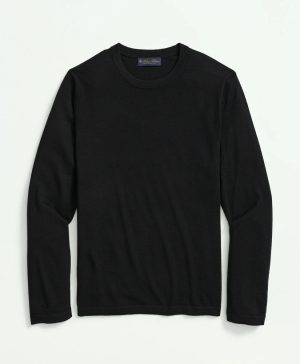 Lightweight Luxe All-Season Sweater, Crewneck