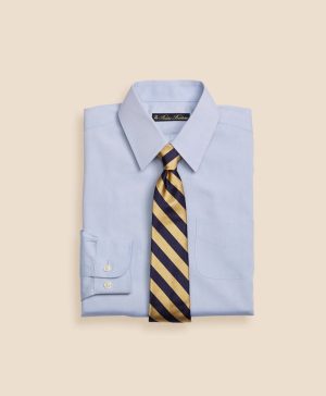 Boys Non-Iron Supima ® Pinpoint Cotton Forward Point Dress Shirt