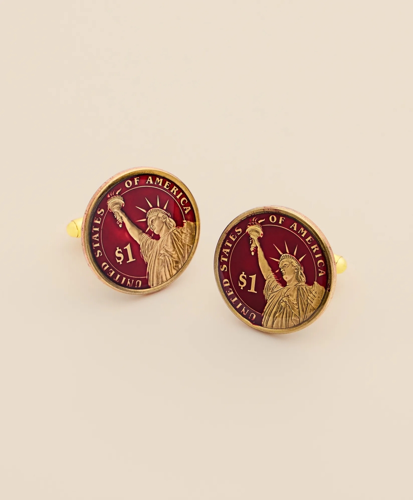 Liberty Dollar Coin Cufflinks