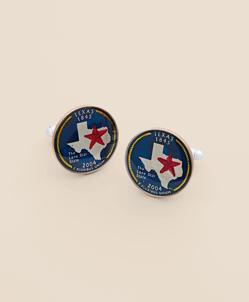 State Quarter Coin Cufflinks