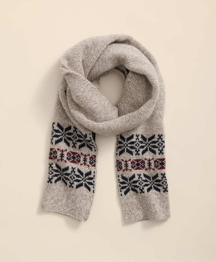 Wool-Cashmere Archive Jacquard Scarf