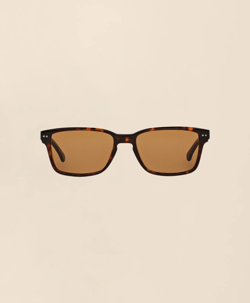 Tortoise Rectangular Frame Sunglasses